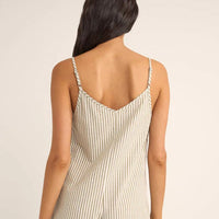 Romper - Rhythm Valley Stripe Adjustable Romper