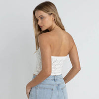 Top - Rhythm Islander Strapless Knit Top