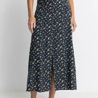 Skirt - Rhythm Fleur Floral Button Front Maxi Skirt