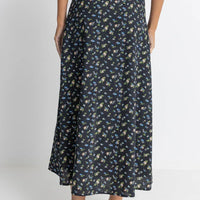 Skirt - Rhythm Fleur Floral Button Front Maxi Skirt