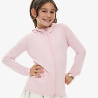 Kids's Sun Shirt - BloqUV Kids Unisex Full Zip Hoodie