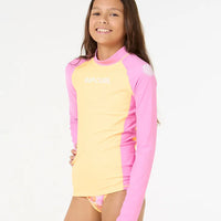 Girls Sun Shirt - Rip Curl Classic Surf Rash Guard (8-16)