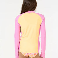 Girls Sun Shirt - Rip Curl Classic Surf Rash Guard (8-16)