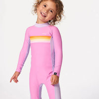 Girls Bathing Suit - Rip Curl Rainbow Tide Springsuit (1-8yrs)