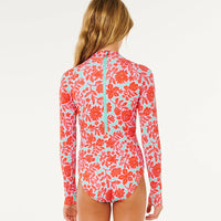 Girls Bathing Suit - Rip Curl Sunshine UPF Long-sleeve Surf Suit (8-14)