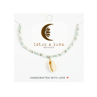 Necklace - Lotus and Luna Pukka + Seabead Necklace