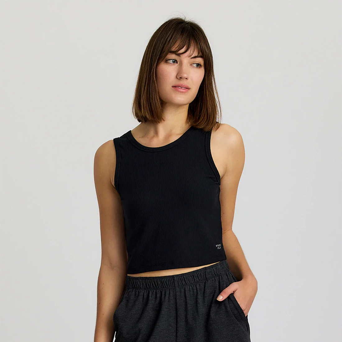 Ladies Top - Free Fly Ribbed Bamboo Tank
