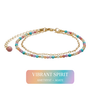 Bracelet - Lotus and Luna 2mm Healing Bracelet