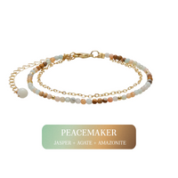 Bracelet - Lotus and Luna 2mm Healing Bracelet
