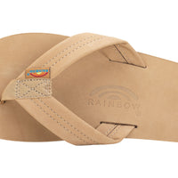 Ladies - Rainbow Single Layer Classic Leather Sandal
