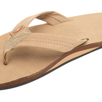 Ladies - Rainbow Single Layer Classic Leather Sandal