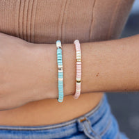 Bracelet - Pura Vida Disc Sealife Stretch Bracelet