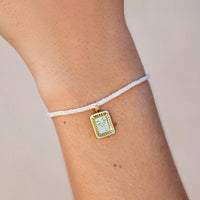 Bracelet - Pura Vida Palm Burst Gold Charm Bracelet