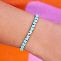 Bracelet - Pura Vida Coated Hermatite Stretch Bracelet