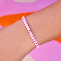 Bracelet - Pura Vida Coated Hermatite Stretch Bracelet