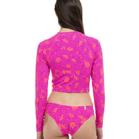 Ladies Rashguard - Body Glove Let It Be Puako Crop Rashguard