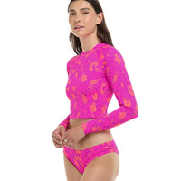 Ladies Rashguard - Body Glove Let It Be Puako Crop Rashguard