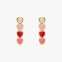Earring - Pura Vida Smitten Heart Drop Earrings