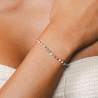 Bracelet - Lotus and Luna 3mm Good Fortune + Inspiration