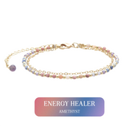 Bracelet - Lotus and Luna 2mm Healing Bracelet
