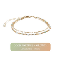 Bracelet - Lotus and Luna 2mm Healing Bracelet