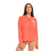 Ladies Rashguard - Body Glove Mandie Hooded Rashguardh