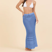 Dress - Surf Gypsy Orchid Blue Crochet Maxi Skirt