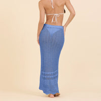Dress - Surf Gypsy Orchid Blue Crochet Maxi Skirt