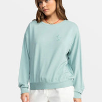 Fleece - Roxy Surfing By Moonlight Crew Neck Sweatshirt