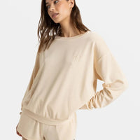 Fleece - Roxy Surfing By Moonlight Crew Neck Sweatshirt