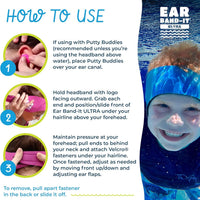 Ear Band - Earvolution Ear Band-It Swimming Headband Combo Set (8 years +)