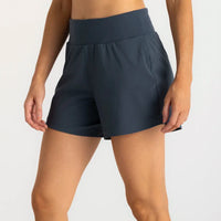 Ladies Short - Free Fly Bamboo Lined Active Breeze Short - 5"