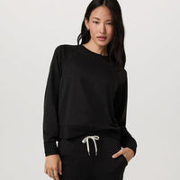 Ladies Top - Vuori Long Sleeve Halo Crew
