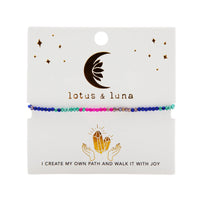 Bracelet - Lotus and Luna Goddess Bracelet