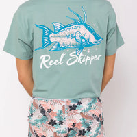Top - Reel Skipper Cropped Tee