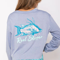 Ladies Sun Shirt - Reel Skipper La Girlfriend Long Sleeve Shirt