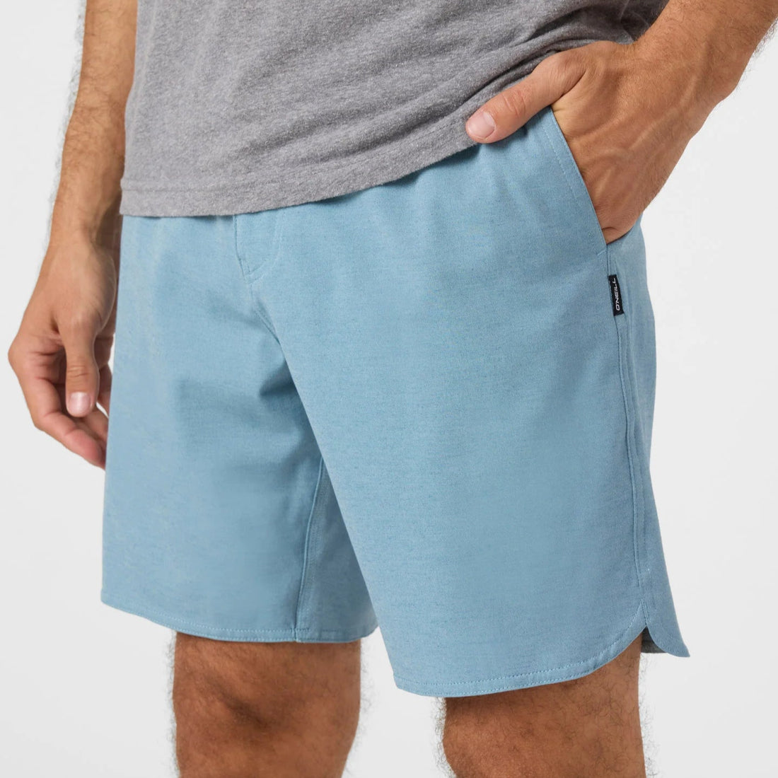 Walk Short - O'Neill Reserve Light Check 18" Scallop Hybrid Short