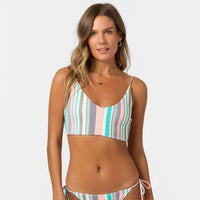 Bikini Top - O'Neill Villa Stripe Middles Active Top