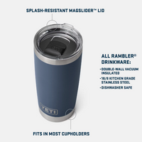 Tumbler - 20oz Tumbler with Magslider Lid