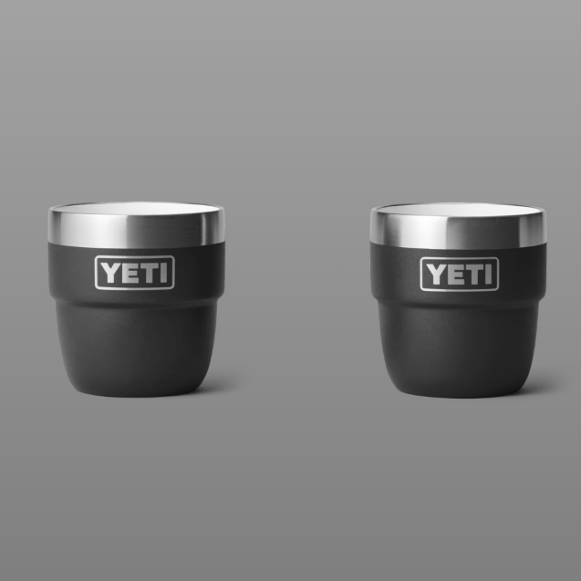 YETI Espresso Cup 4oz 2 Pk Black - Black