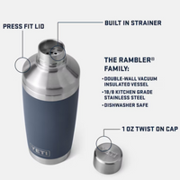 Beer and Barware - 20oz Rambler Cocktail Shaker