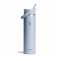 Wide Mouth Bottle - 24oz With Flex Straw Cap
