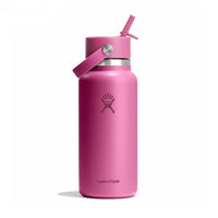 Wide Mouth Bottle - 32oz With Flex Straw Cap