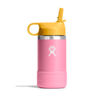Wide Mouth Bottle - 12oz Kids With Flex Straw Cap
