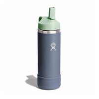 Wide Mouth Bottle - 18oz Kids With Flex Straw Cap