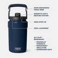 Water Bottle - Silo Half Gallon Jug with Magdock Cap