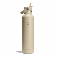 Standard Mouth Bottle - 24oz With Flex Straw Cap