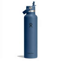Standard Mouth Bottle - 24oz With Flex Straw Cap