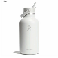 Wide mouth Bottle - 64oz With Flex Straw Cap