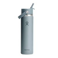 Wide Mouth Bottle - 24oz With Flex Straw Cap